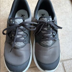 Kids Black and Gray Kizik Sneakers